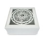 Caja Decorativa Versa Mandala Madera MDF 20 x 8 x 20 cm