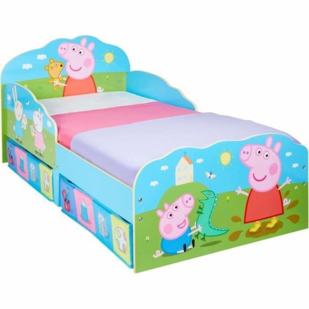 Cama Peppa Pig Infantil 70 x 140 cm Madera MDF