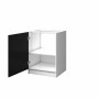 Mueble Auxiliar 60 x 60 x 82 cm Negro mate