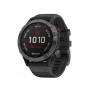 Montre Homme GARMIN FēNIX 6 PRO SOLAR EDITION - SLATE GRAY WITH BLACK BAND