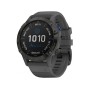 Montre Homme GARMIN FēNIX 6 PRO SOLAR EDITION - BLACK WITH SLATE GREY BAND