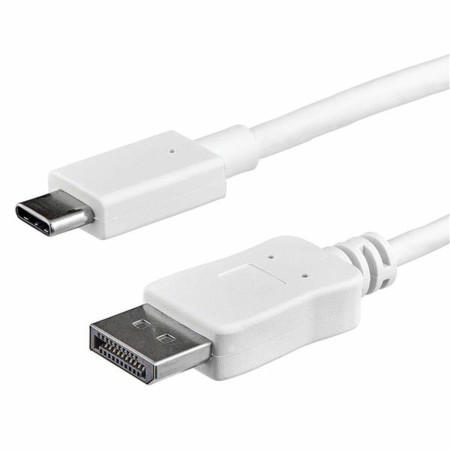 Adaptateur USB C vers DisplayPort Startech CDP2DPMM1MW Blanc 1 m