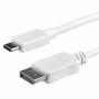 Adaptador USB C a DisplayPort Startech CDP2DPMM1MW Blanco 1 m