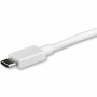 Adaptateur USB C vers DisplayPort Startech CDP2DPMM1MW Blanc 1 m