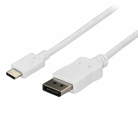 Adaptador USB C a DisplayPort Startech CDP2DPMM6W Blanco 1,8 m