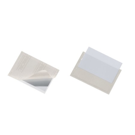 Étui pour carte d'identité Durable Pocketfix 9,4 x 6,1 cm Transparent polystyrène (100 Unités)