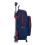 Cartable à roulettes 705 F.C. Barcelona 20/21 Bordeaux Blue marine