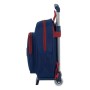 Cartable à roulettes 705 F.C. Barcelona 20/21 Bordeaux Blue marine