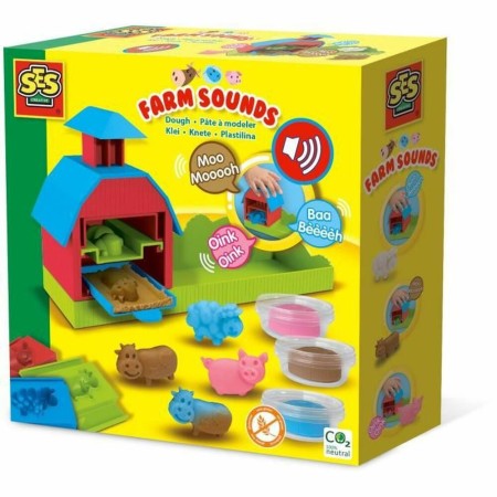 Juego de Plastilina SES Creative Modeling Clay Sin gluten con sonido