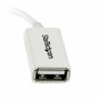 Câble Micro USB vers USB Startech UUSBOTGW Blanc