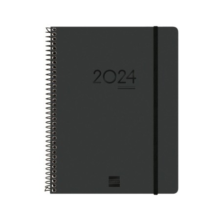 Agenda Finocam Ikon 2023-2024 15,5 x 21,2 cm Negro