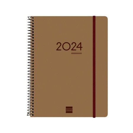 Agenda Finocam Ikon 2023-2024 15,5 x 21,2 cm Marrón