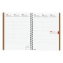 Agenda Finocam Ikon 2023-2024 15,5 x 21,2 cm Marron