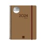 Agenda Finocam Ikon 2023-2024 15,5 x 21,2 cm Marron