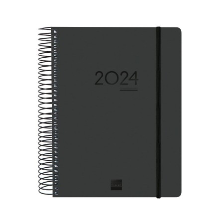 Agenda Finocam Ikon 2023-2024 15,5 x 21,2 cm Negro