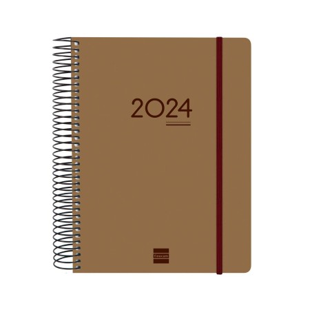 Agenda Finocam Ikon 2023-2024 15,5 x 21,2 cm Marron