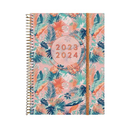 Agenda Finocam Girl 2023-2024 15,5 x 21,2 cm Multicolor