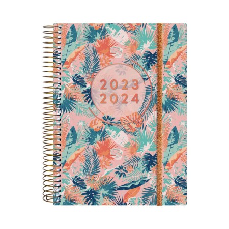 Agenda Finocam Girl 2023-2024 15,5 x 21,2 cm Multicolor