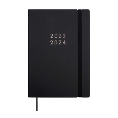 Agenda Finocam Mara 2023-2024 14 x 20,4 cm Negro