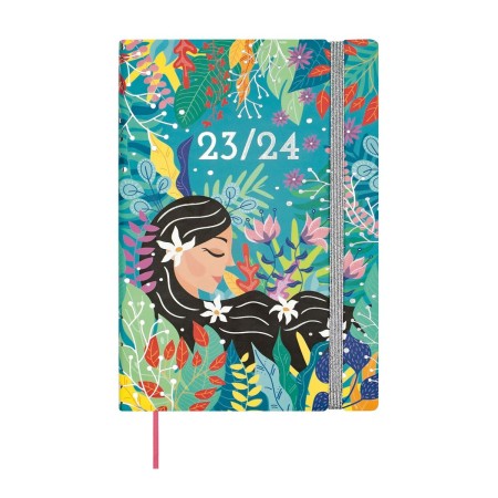 Agenda Finocam Mara Lady 2023-2024 14 x 20,4 cm Multicolor