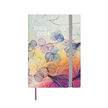 Agenda Finocam Mara Pretty 2023-2024 12 x 17 cm Multicouleur