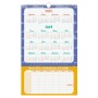 Calendario de pared Finocam Family Basic 2023-2024 Multicolor 25 x 40 cm