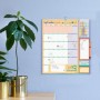 Calendario de pared Finocam Family Plus 2023-2024 34 x 38 cm Multicolor