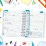 Agenda Finocam 2023-2024 Enseignant 15,5 x 21,2 cm Bleu quarto