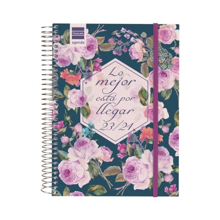 Agenda Finocam 2023-2024 Scolaire 15,5 x 21,2 cm Multicouleur quarto