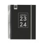 Agenda Finocam 2023-2024 Escolar 15,5 x 21,2 cm Negro Cuarto