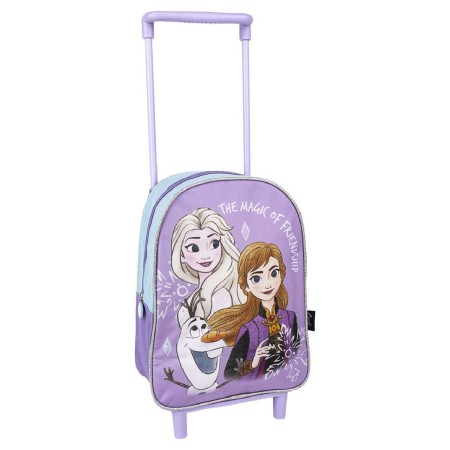 Cartable à roulettes Frozen Lila