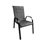 Chaise de jardin 56 x 68 x 93 cm Gris