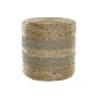 Repose-pied DKD Home Decor 42 x 42 x 40 cm Naturel Aluminium Boho