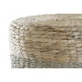 Repose-pied DKD Home Decor 42 x 42 x 40 cm Naturel Aluminium Boho