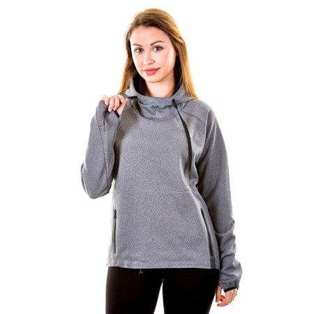 Sudadera sin Capucha Mujer Joluvi Kross Gris oscuro