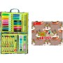 Set de peinture Roymart Little Artist Fox Porte documents 68 Pièces Multicouleur