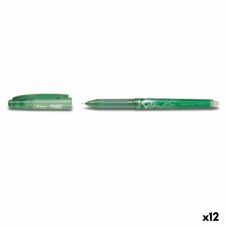 Boligrafo de tinta líquida Pilot Friction 0,25 mm Verde (12 Piezas) (12 Unidades)