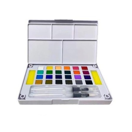 Set de Pinturas Acuarela Alex Bog POCKETBOX ARTIST 26 Piezas Multicolor