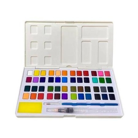 Set de peintures aquarelle Alex Bog POCKETBOX ARTIST 50 Pièces Multicouleur