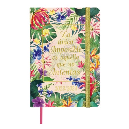 Agenda Finocam Natural 2023-2024 Escolar 11,8 x 16,8 cm Multicolor