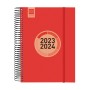 Agenda Finocam Espir Label 2023-2024 Escolar 15,5 x 21,2 cm Rojo