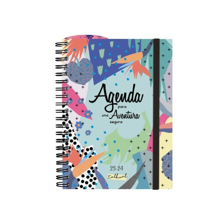 Agenda Finocam Talkual Aventura 2023-2024 Scolaire 12 x 16,9 cm 1/8 Multicouleur