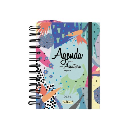 Agenda Finocam Talkual Aventura 2023-2024 Scolaire 12 x 16,9 cm 1/8 Multicouleur