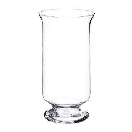 Bougeoir Verre Transparent 19 x 19 x 36 cm