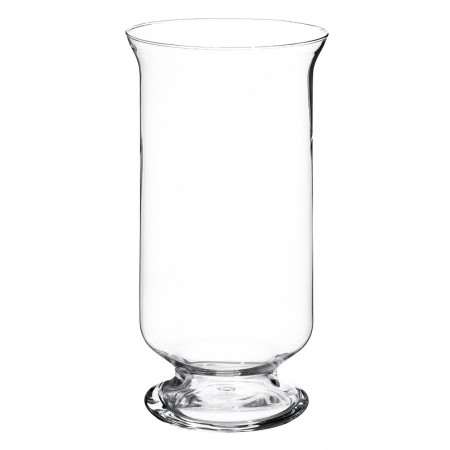 Bougeoir Verre Transparent 20 x 20 x 40 cm