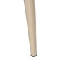 Mesita de Noche 41 x 41 x 55 cm Beige Dorado Metal Resina