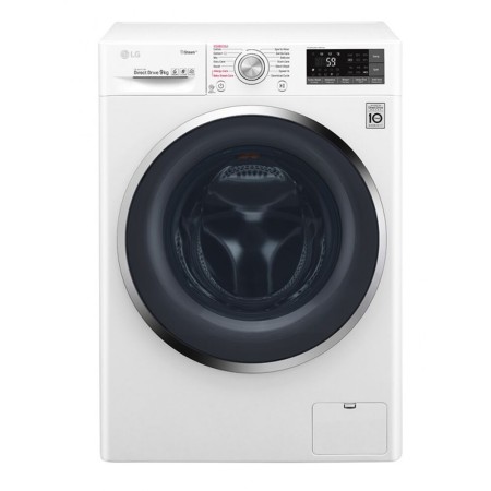 Lavadora LG F4J7VY2WD Blanco 9 kg 1400 rpm
