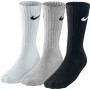 Calcetines Nike CUSHION CREW SX4508 965 3 Unidades 38-42 Gris