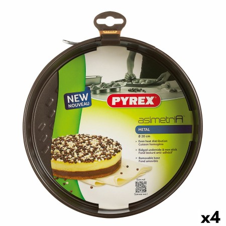 Moule pour four Pyrex Asimetria Rond 20 cm 4 Unités