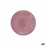 Plato de Postre Quid Vita Peoni Cerámica Rosa 19 cm (12 Unidades)